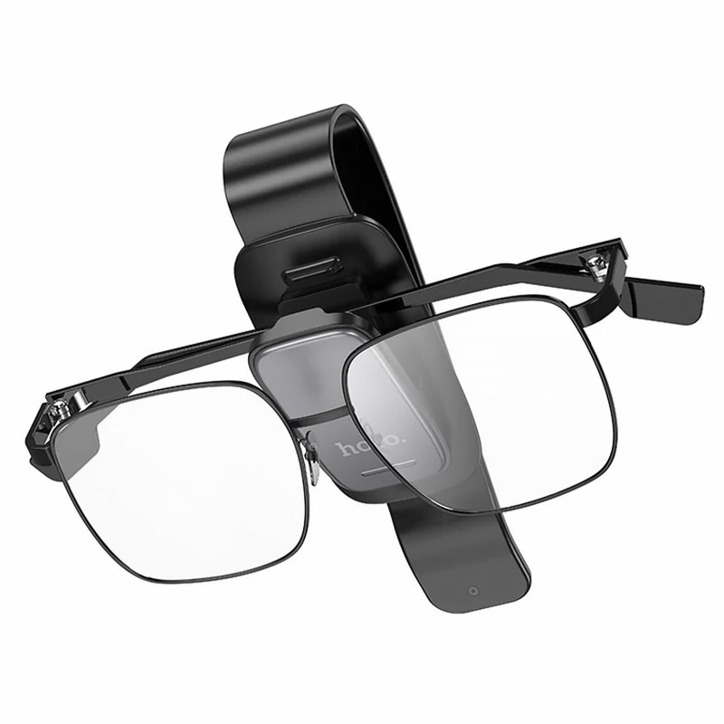 Держатель в машину для очков Hoco DCA49 Assistant (Black) в магазине vchehle.ua