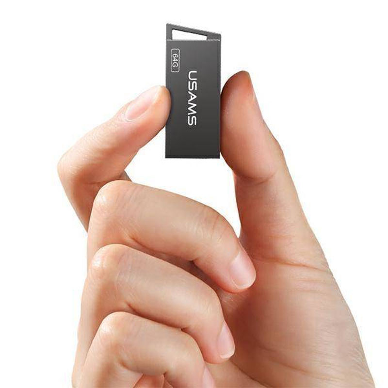 Фото Флеш накопичувач Usams US-ZB206 USB 2.0 High Speed – 32GB (Iron-grey) на vchehle.ua