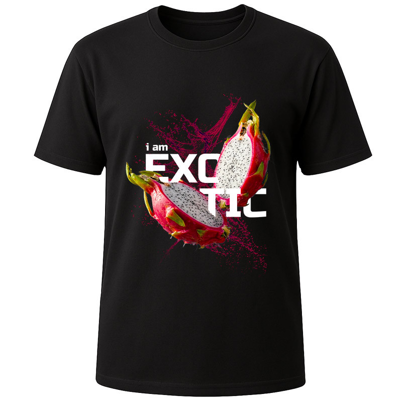 Футболка черная I'm exotic