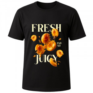 Футболка чорна Fresh juicy