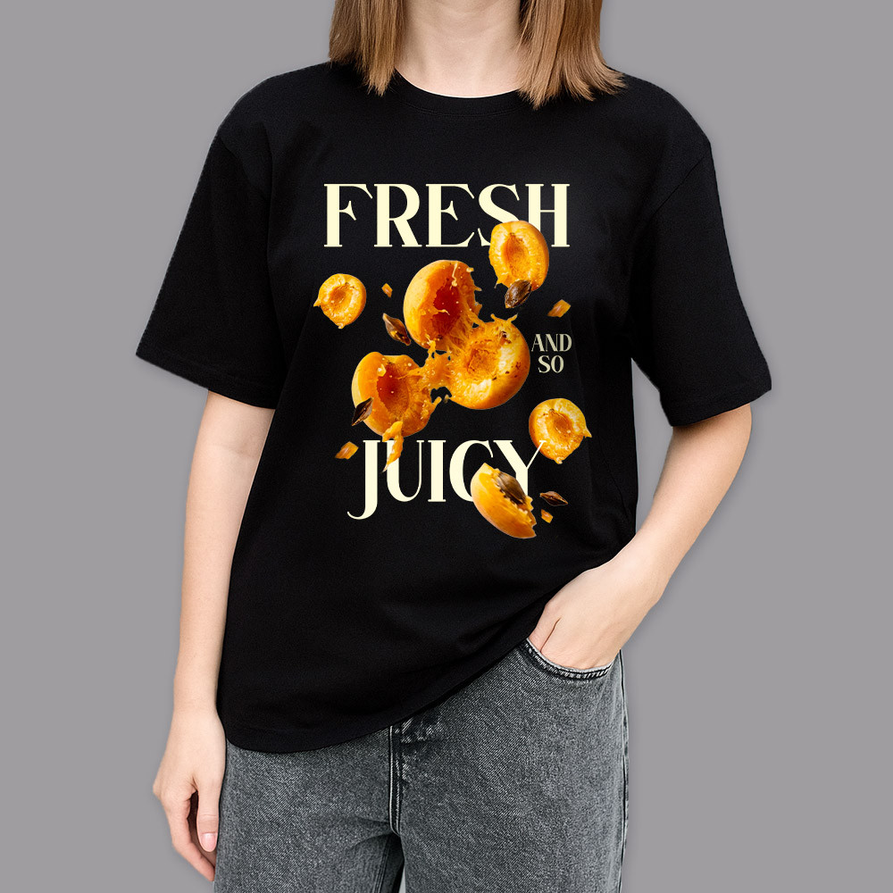 Фото Футболка черная Fresh juicy в магазине vchehle.ua