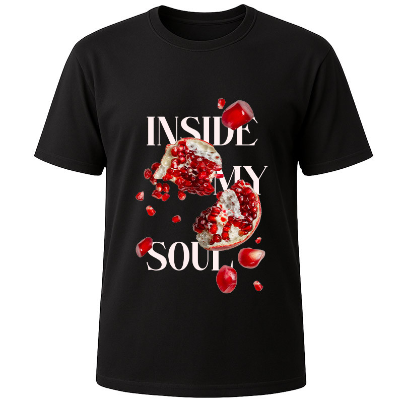 Футболка черная Insade my soul (XS)