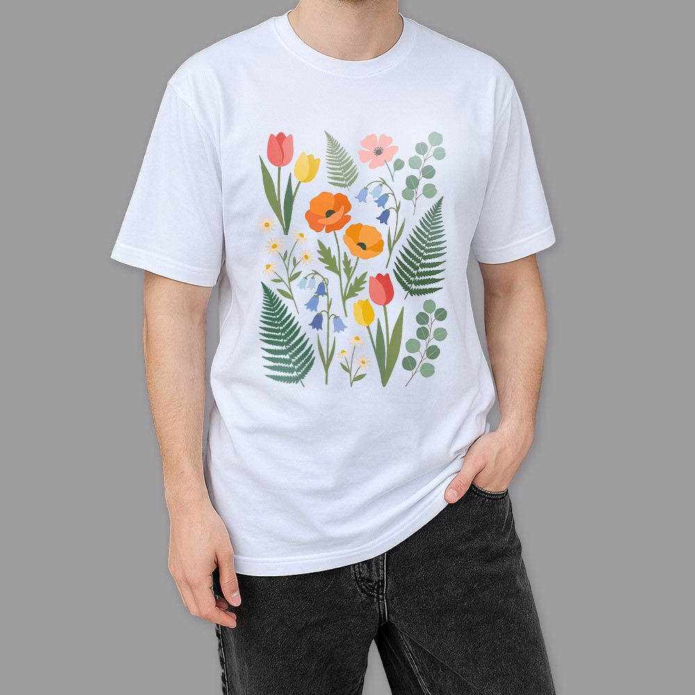 Фото Футболка белая Bloom сollection на vchehle.ua