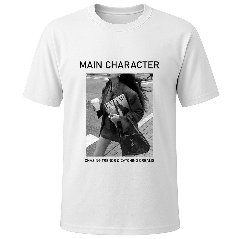 Футболка белая Main character