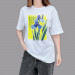 Фото Футболка белая Blue flowers в магазине vchehle.ua