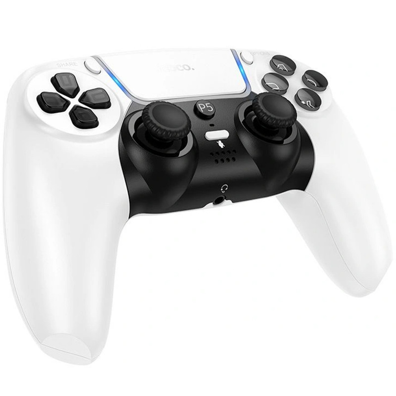 Ігровий джойстик геймпад Hoco GA32 Dragon for PS5 (White)