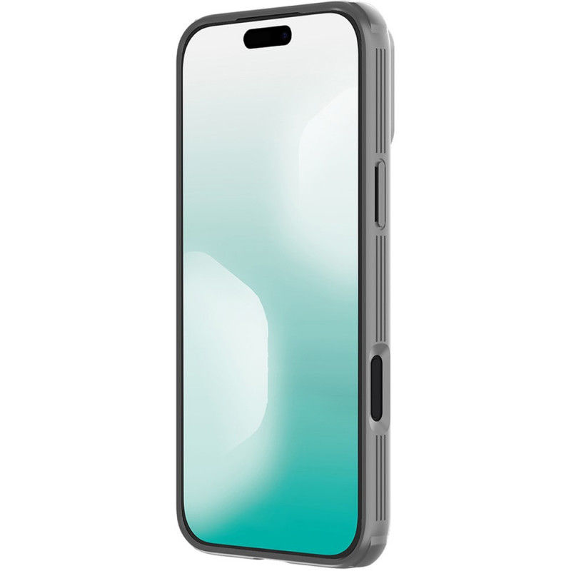 Фото Карбоновая накладка Nillkin CamShield Pro для Apple iPhone 17 Pro (6.3") (Titanium gray) на vchehle.ua