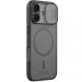 Карбонова накладка Nillkin CamShield Pro Magnetic на Apple iPhone 17 (6.3") (Transparent black)
