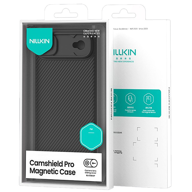 Заказать Карбоновая накладка Nillkin CamShield Pro Magnetic для Apple iPhone 17 Air (6.5") (Black) на vchehle.ua