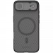 Фото Карбоновая накладка Nillkin CamShield Pro Magnetic для Apple iPhone 17 Air (6.5") (Transparent black) на vchehle.ua