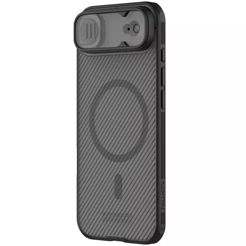Фото Карбоновая накладка Nillkin CamShield Pro Magnetic для Apple iPhone 17 Air (6.5") (Transparent black) в магазине vchehle.ua