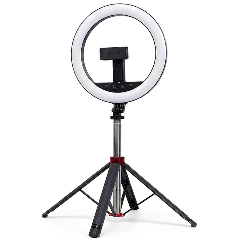Фото Кольцевая светодиодная LED лампа Neepho L15" + stand (Black) на vchehle.ua