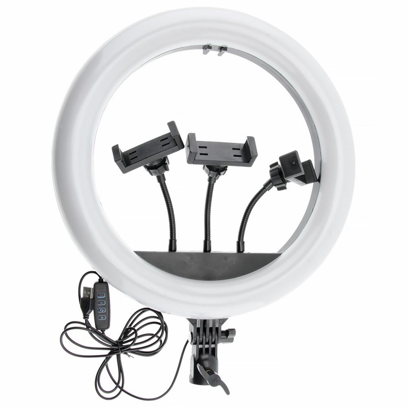 Кольцевая светодиодная LED лампа XD360 14" (Black)