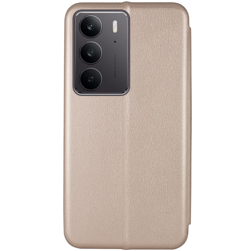 Фото Шкіряний чохол-книжка Classy на Realme C75 / C75x (Золотий) на vchehle.ua