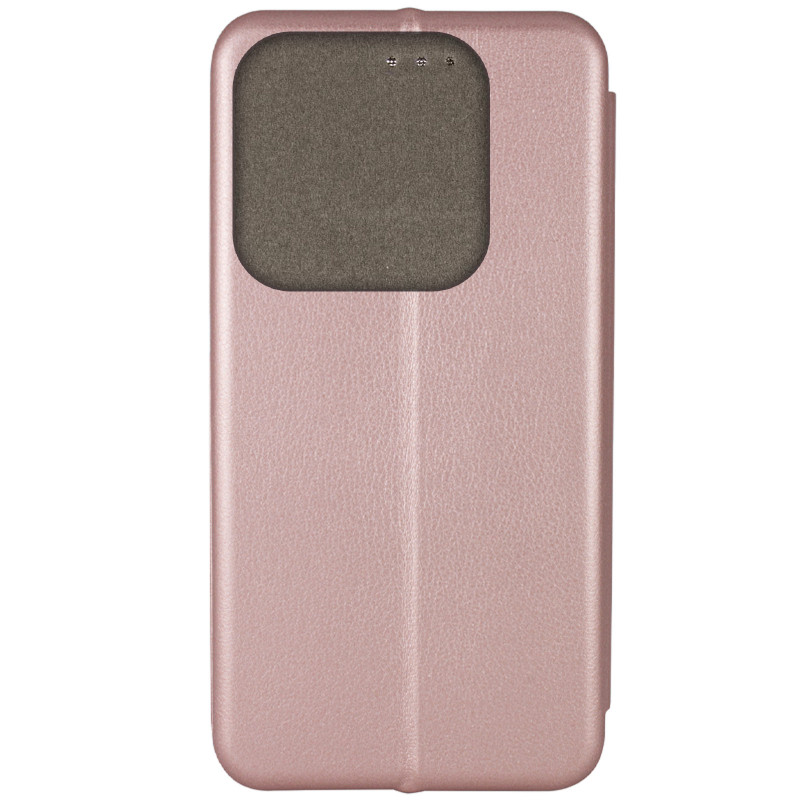 Фото Кожаный чехол-книжка Classy для Realme Note 60 / 60x (Rose Gold) в магазине vchehle.ua