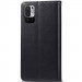 Фото Кожаный чехол-книжка GETMAN Gallant (PU) для Xiaomi Redmi Note 10 5G / Poco M3 Pro (Черный) на vchehle.ua