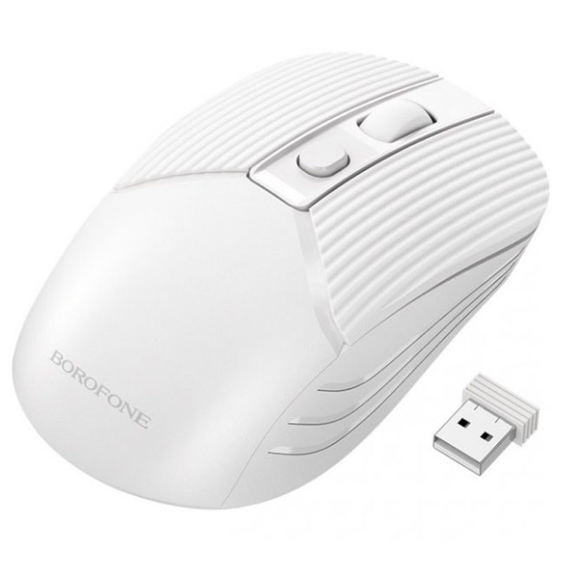 Мышь беспроводная Borofone BG5 Business 2.4G (Белый)