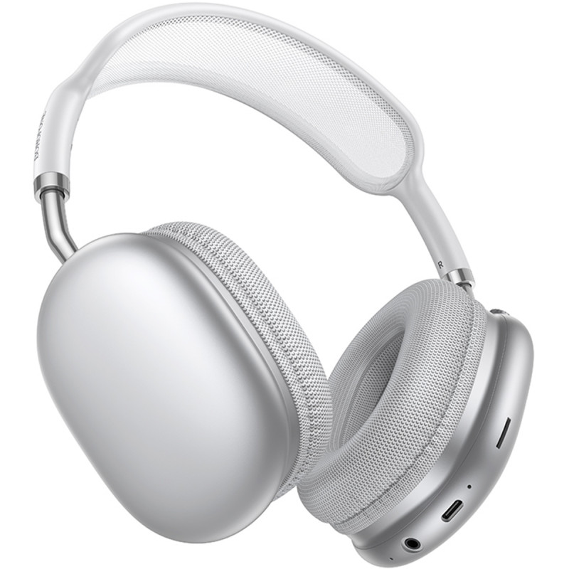 Накладные беспроводные наушники Borofone BO36 Tone (Silver) в магазине vchehle.ua