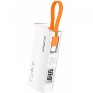 Power Bank Amaya 5000 mAh FD39 22.5W with display and cable