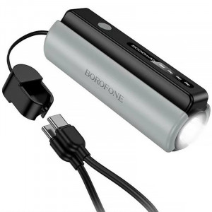 Power Bank Borofone 5000 mAh BJ87 Star flashlight with cable