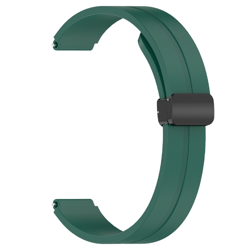 Фото Ремінець Line Magnetic для Xiaomi Mi Band 9/8/10 (Зелений / Green) на vchehle.ua