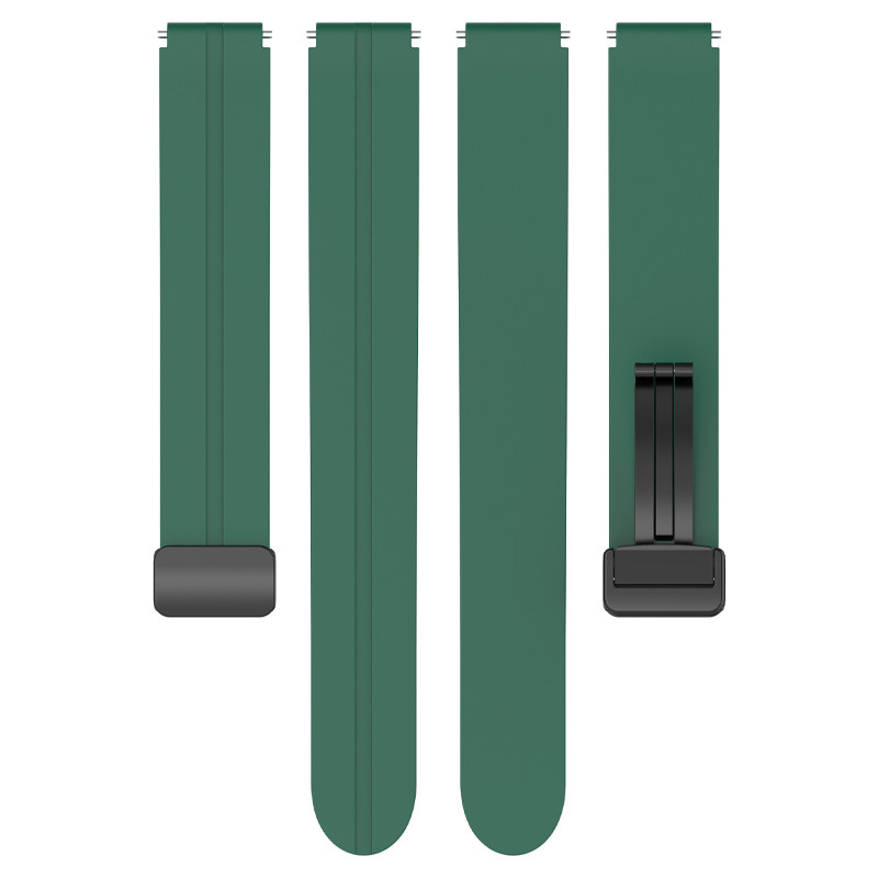 Фото Ремінець Line Magnetic для Xiaomi Mi Band 9/8/10 (Зелений / Green) в маназині vchehle.ua