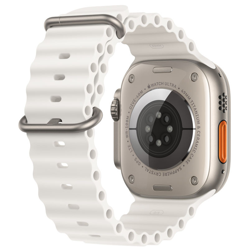 Фото Ремешок Ocean Band для Apple Watch 38/40/41/42mm(ser.10) (Белый / White) в магазине vchehle.ua