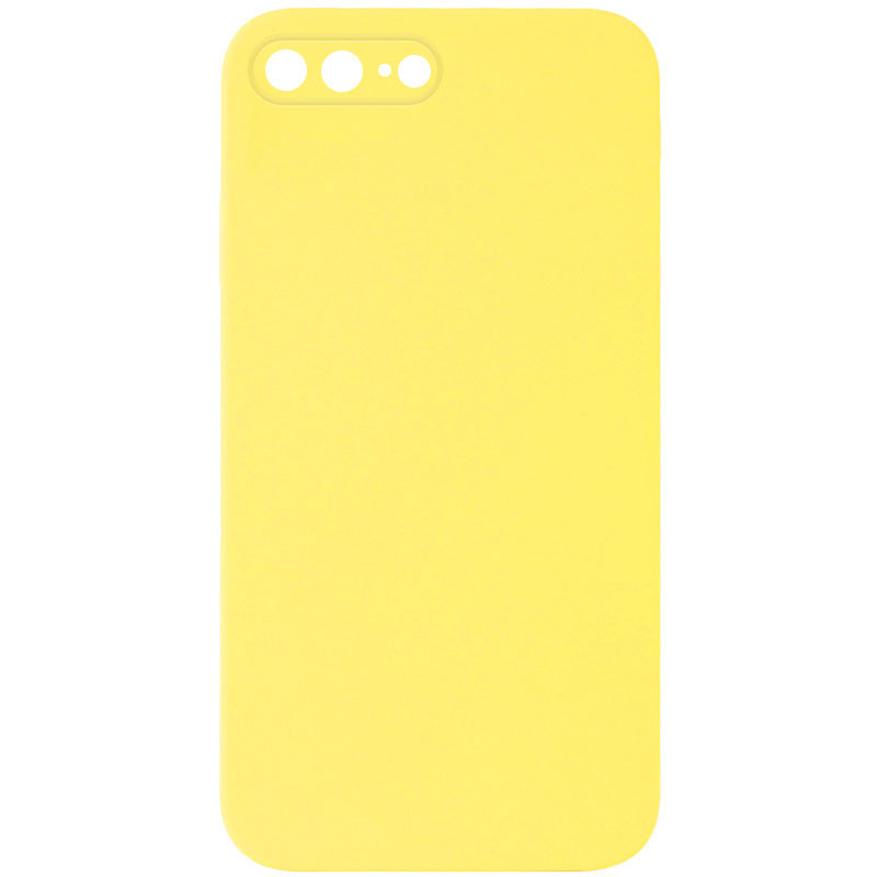 Чехол Silk Square Full Camera Protective (AA) NO LOGO для Apple iPhone 7 plus/8 plus (5.5") (Желтый / Yellow)