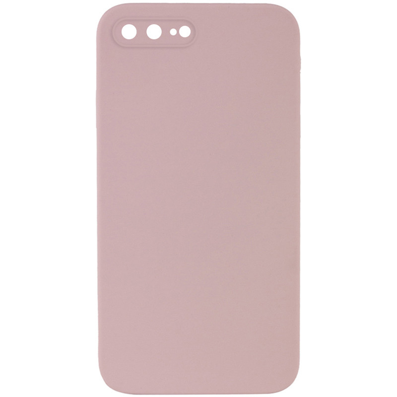 Чехол Silk Square Full Camera Protective (AA) NO LOGO для Apple iPhone 7 plus/8 plus (5.5") (Розовый / Pink Sand)