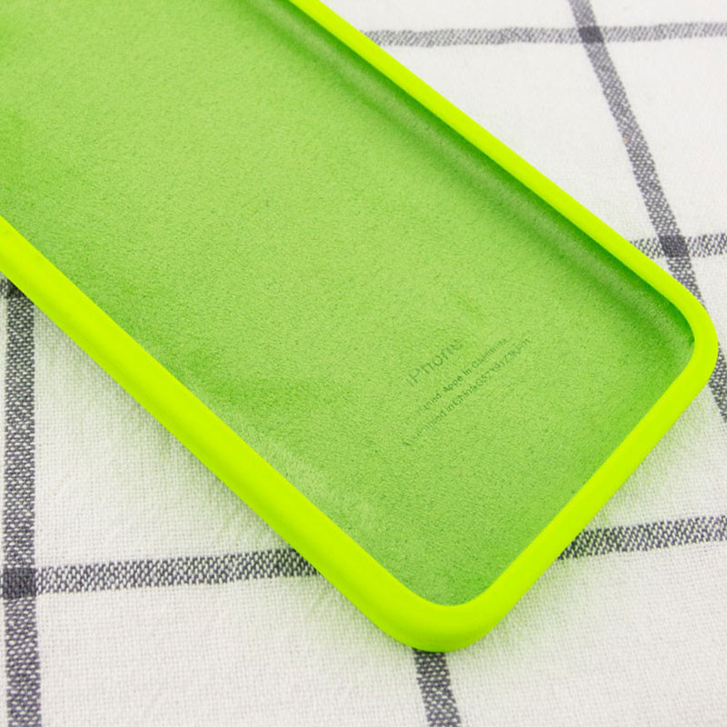 Фото Чехол Silk Square Full Camera Protective (AA) NO LOGO для Apple iPhone 7 plus/8 plus (5.5") (Салатовый / Neon Green) в магазине vchehle.ua