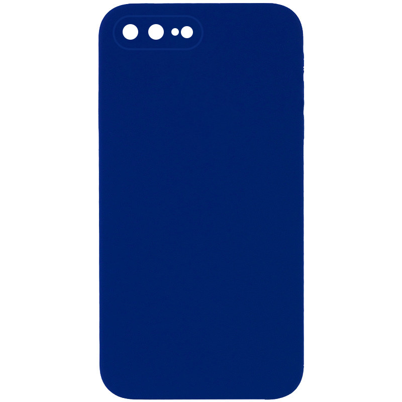 Чехол Silk Square Full Camera Protective (AA) NO LOGO для Apple iPhone 7 plus/8 plus (5.5") (Синий / Deep navy)