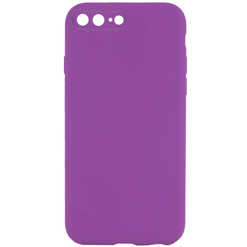 Чехол Silk Square Full Camera Protective (AA) NO LOGO для Apple iPhone 7 plus/8 plus (5.5") (Фиолетовый / Grape)