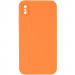Чехол Silk Square Full Camera Protective (AA) NO LOGO для Apple iPhone XS Max (6.5") (Оранжевый / Papaya)