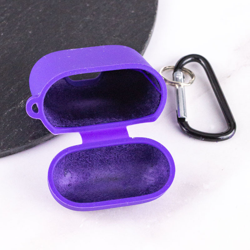 Фото Силіконовий футляр з мікрофіброю для навушників Airpods 1/2 на vchehle.ua