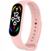 Силиконовый ремешок для Xiaomi Mi Band 7/6/5 (Розовый / Light pink)
