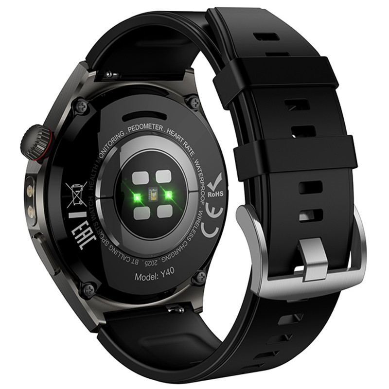 Смарт-часы Hoco Y40 Smart sports watch (call version) (Black) в магазине vchehle.ua