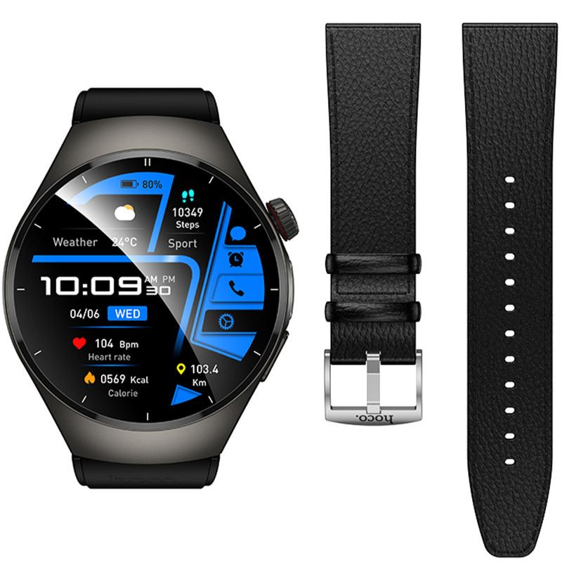 Купить Смарт-часы Hoco Y40 Smart sports watch (call version) (Black) на vchehle.ua