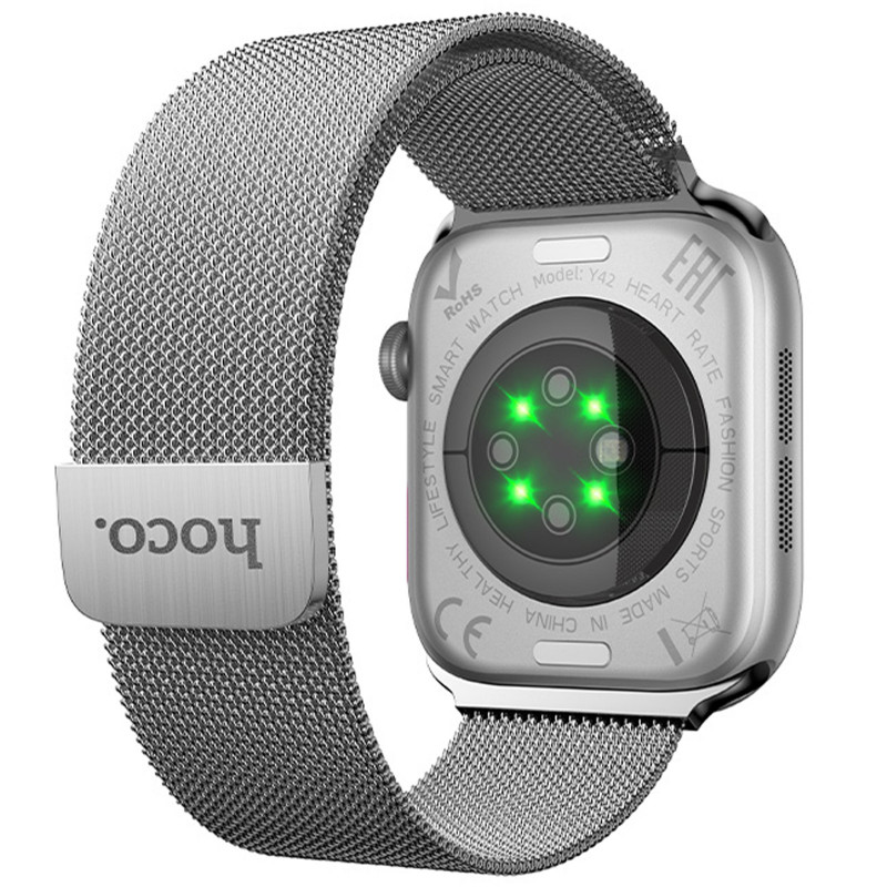 Фото Смарт-часы Hoco Y42 Smart sports watch (call version) (Silver) в магазине vchehle.ua