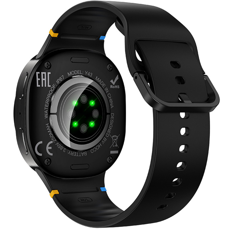 Фото Смарт-годинник Hoco Y43 Amoled Smart sports watch (call version) (Black) в маназині vchehle.ua