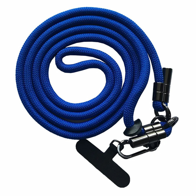Шнурок Cable black (8мм) 150см (Blue)