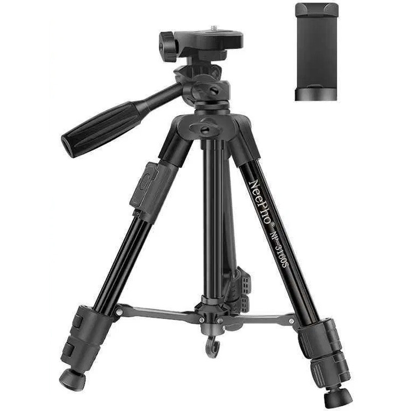 Штатив NeePho NP-3160S для зйомки 30-68.5см з тримачем+пульт