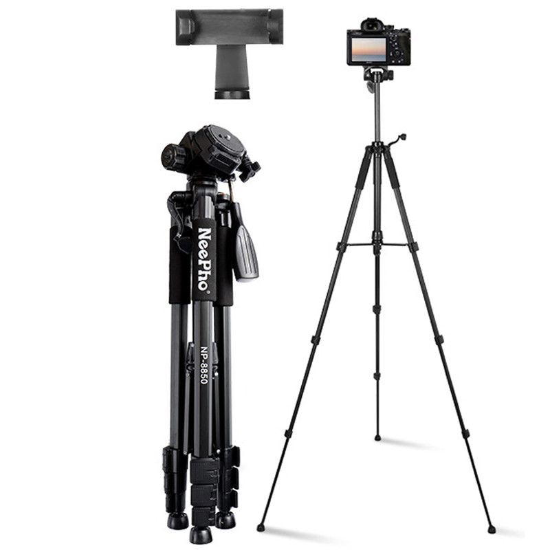 Штатив NeePho NP-8850 для съемки 56-175см с разборным держателем в чехле (Black) в магазине vchehle.ua