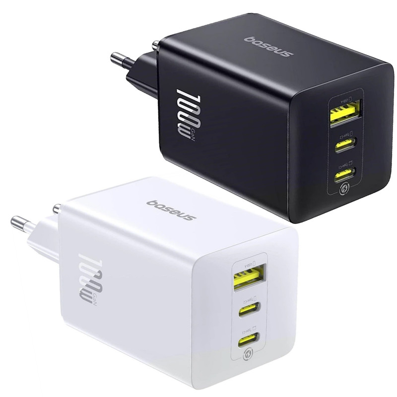 МЗП Baseus EnerFill FE11 Fast Charger 100W (1USB-A/2C) (P101821)