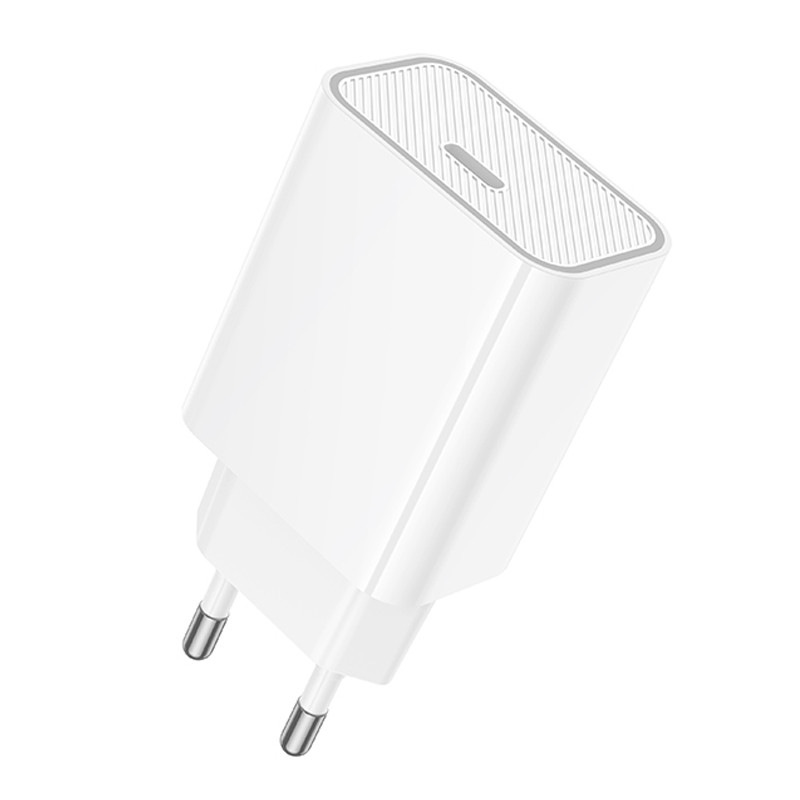 СЗУ Hoco C143A Benefit PD20W (1USB-C) (White)