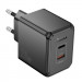 Фото СЗУ Hoco CS16A Wish PD20W (1USB-C/1L) (Black) на vchehle.ua
