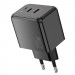 Фото СЗУ Hoco CS16A Wish PD20W (1USB-C/1L) (Black) в магазине vchehle.ua