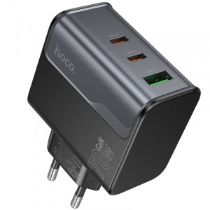 МЗП Hoco CS75A Star Speed ​​PD70W+QC3.0 (1USB-A/2C)