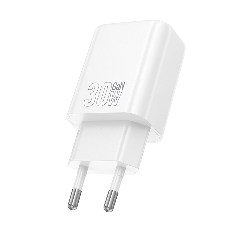 Фото СЗУ Hoco N63 Gentle PD30W+QC3.0 (1USB-A/1C) (White) в магазине vchehle.ua