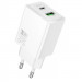 СЗУ Hoco N71 Nuevo PD30W+QC3.0 (1USB-A/1C) (White)