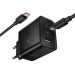 Купить СЗУ Hoco N75 Grande 65W QC+PD (1USB-A/2C) + кабель Type-C to Type-C (Black) на vchehle.ua